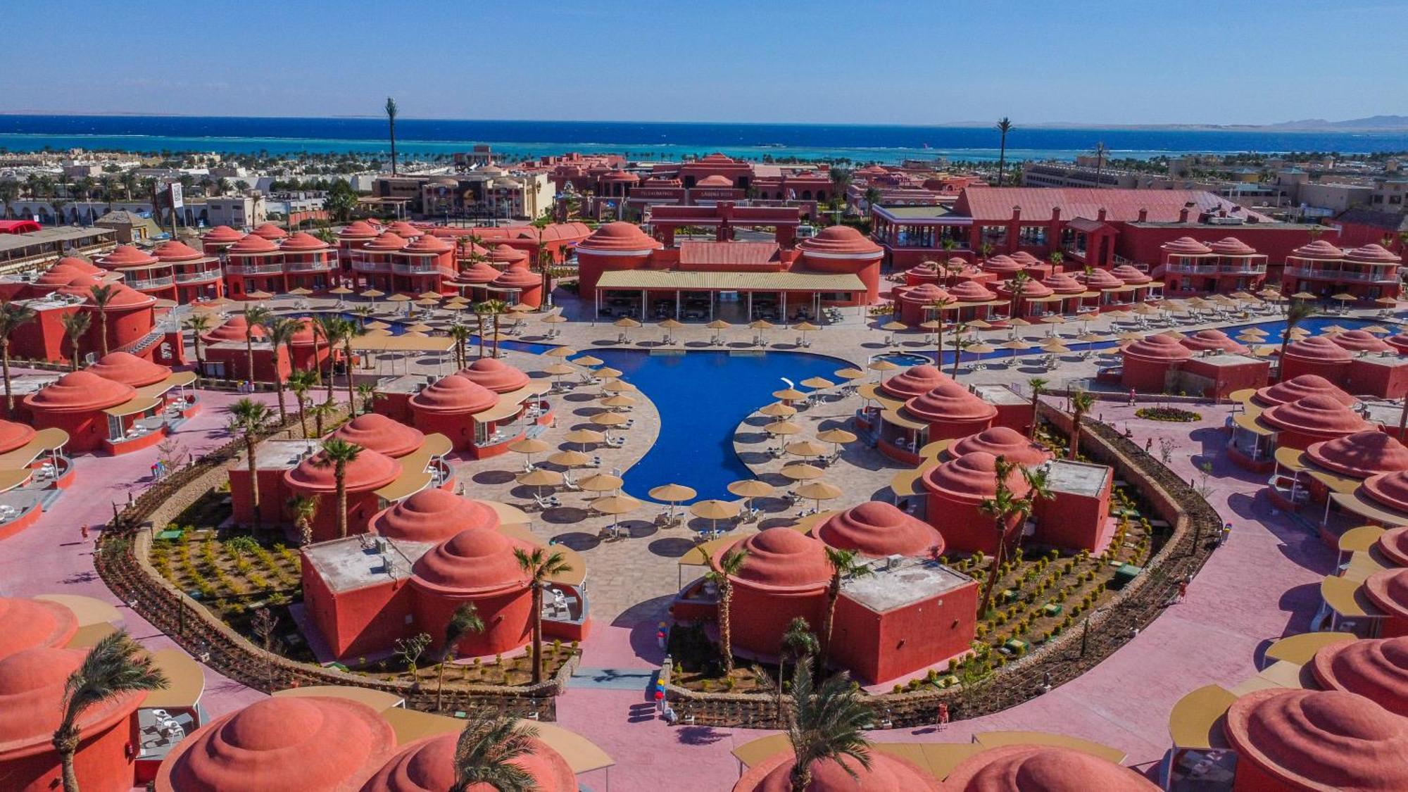 Pickalbatros Laguna Club Resort Sharm El Sheikh Екстериор снимка Aerial view of the resort